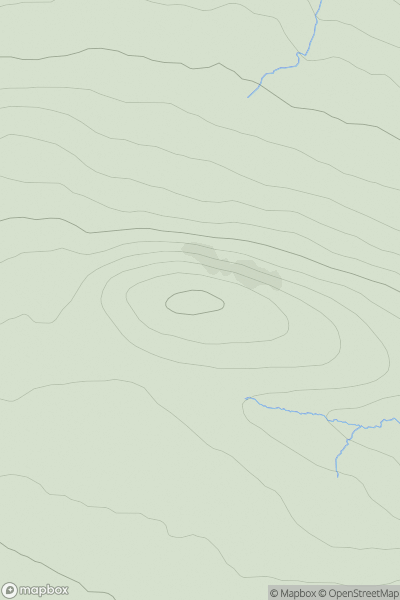 Thumbnail image for Church Hill [Loch Vaich to Moray Firth] showing contour plot for surrounding peak